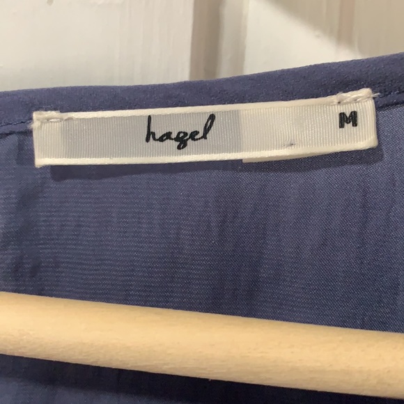 Hazel Short Sleeve Ruffled Hem Blouse - Picture 5 of 7